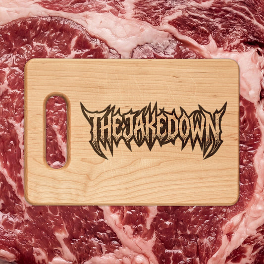 TheJakeDown Engraved Wooden Meat and More Cutting Board